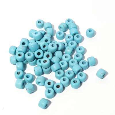 밧줄을 가진 100개의 색깔 원석 Forte 구슬 6*8mm*2.0 구멍 DIY 본
